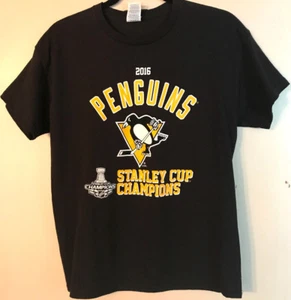 Pittsburgh Penguins 2017 Stanley Cup Champions T-Shirt Size Boyx Extra Large - Picture 1 of 4