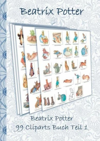Beatrix Potter 99 Cliparts Buch Teil 1 ( Peter Hase ) - Image 1 of 1