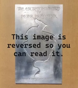 The Enchanted World of Peter Pracownik Book Cover / Art Printing / Etching Plate - Picture 1 of 3