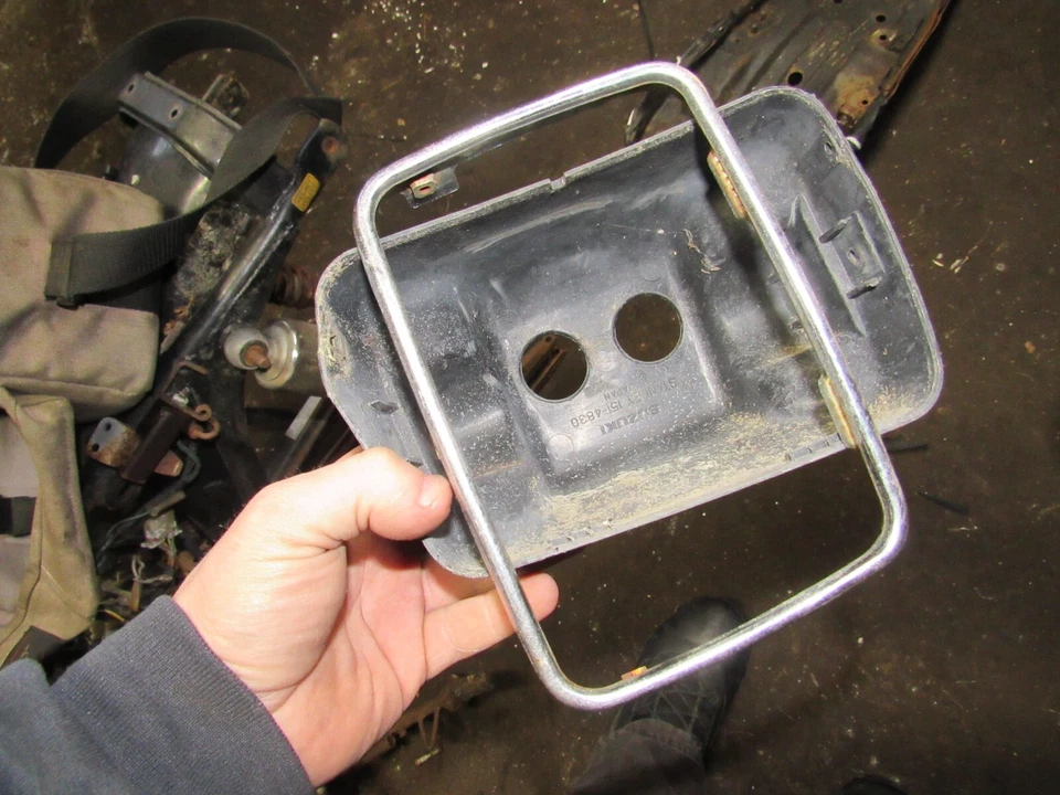 1980 suzuki ds100 headlight bucket and ring - Image 1 of 1