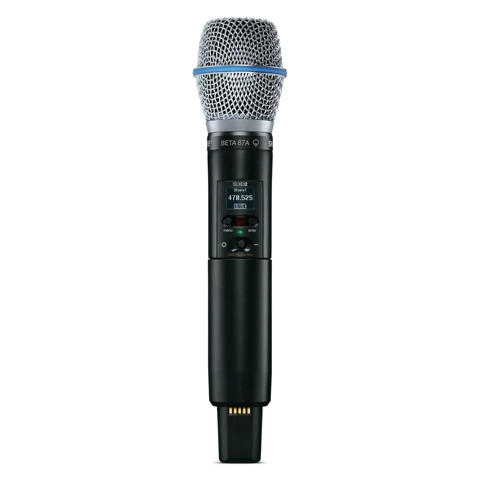 Shure SLXD2/B87A Handheld Transmitter With BETA 87A Capsule Band G58, 470-514MHz - Image 1 of 1