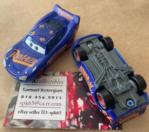 Disney Pixar Cars Fabulous McQueen Mattel THAILAND Authentic Diecast LOOSE Gold - Picture 1 of 1