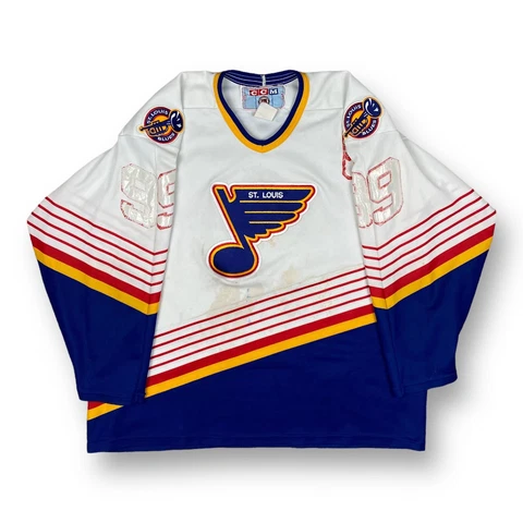 Vintage St. Louis Blues Wayne Gretzky #99 Hockey Jersey CCM NHL Men’s Size 2XL Cover