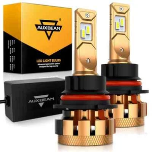 AUXBEAM F16 PLUS 9004 HB1 LED Headlights Hi/Lo Beam 70W 14000LM 6000K Cold White - Picture 1 of 1