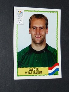 #293 SANDER WESTERVELD NETHERLAND PANINI FOOTBALL UEFA EURO 2000