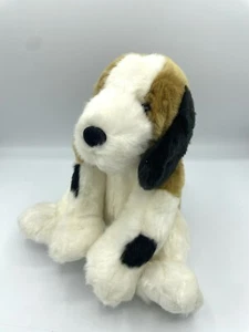 Beagle Puppy Dog Plush Stuffed Animal White Brown Black 9" US Toy Co - Picture 1 of 3