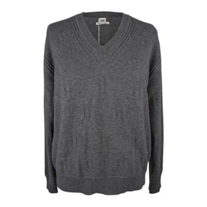 Hermes Sweater Voyage Wide V-Neck 40 / 6 nwt - Picture 1 of 11