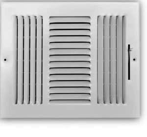 ​Everbilt E103M10X08 10 pulgadas x 8 in. Registro de pared/techo de acero de 3 vías - Imagen 1 de 1