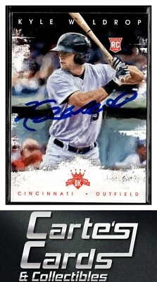 Kyle Waldrop 2016 Panini Diamond Kings #162 Reds TTM/IP Signed Autographed - Image 1 of 2