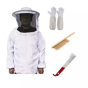 Imkeranzug Beekeeper Schutzanzug Hut Schleier Bienenzucht Imkereibedarf Kleidung - Bild 1 von 24