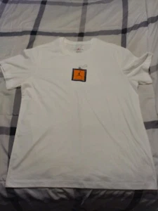 Jordan Keychain Short-Sleeve Men White T-shirt CV5157-100 Size XL - Picture 1 of 7