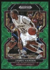 2022-23 Panini Prizm Draft Picks Prizms Choice Green #20 James Harden /8