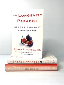 The Longevity Paradox The Energy Paradox The Plant Paradox Lot of 3 Books 2019 - Picture 1 of 10