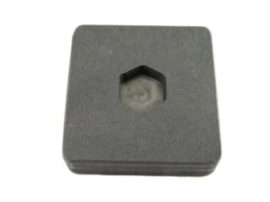 1/4 oz Gold 1/8 oz Silver Bar High Density Graphite Hexagon Mold Copper - Picture 1 of 4