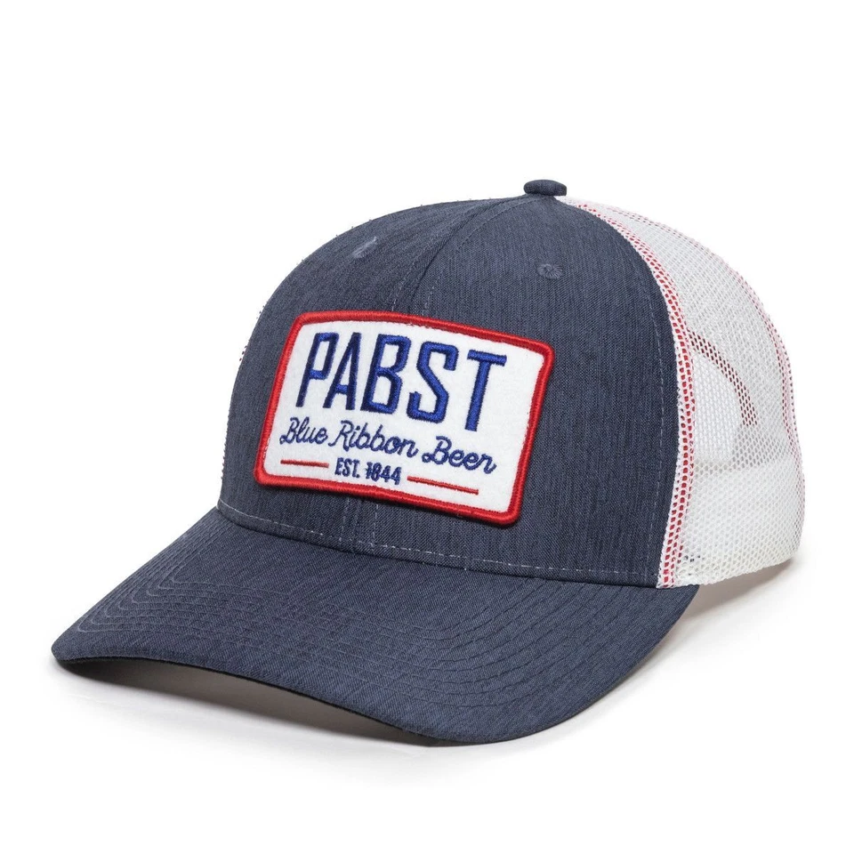 Outdoor Cap Standard BEER-026 Pabst Blue Ribbon Navy/White One Size Fits