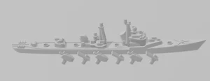 Kotlin - Russische Marine - Rotierender Turm - Wargaming - Marine Miniatur - Bild 1 von 3