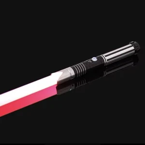 Spada Laser Star Wars Skywalker Lightsaber Jedi Metal Alum Light Replica New Rgb - Foto 1 di 5