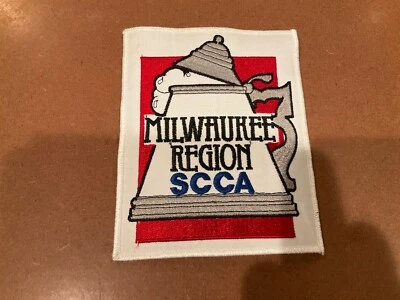 Milwaukee Region SCCA Beer Stein Embroidered Patch Original NEW - Image 1 of 4