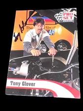 Tony Glover 1992 PRO SET #80 VINTAGE WINSTON CUP KODAK #4 signed NASCAR card