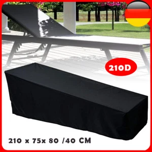 82" Schutzhülle Gartenliege Abdeckhaube Gartenmöbel Sonnenliege Abdeckplane DE - Bild 1 von 9