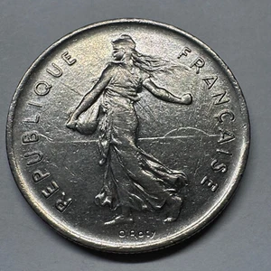 1970 France 5 Francs - Beautiful Coin - #B-037 - Picture 1 of 2