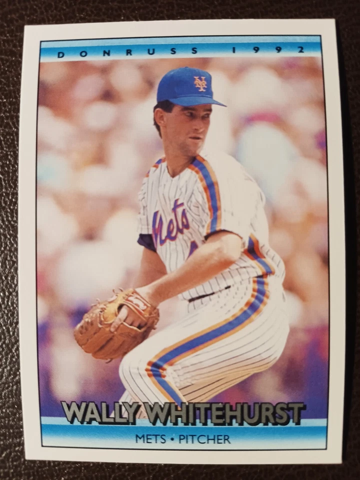 WALLY WHITEHURST NEW YORK METS 1992 DONRUSS BASEBALL CARD #134 - Image 1 of 1