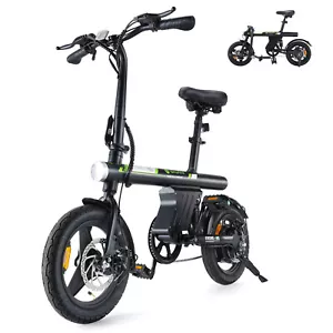 E-Bike 350W Elektrofahrrad 14 Zoll E bike Klappbar 36V Moped 25km/h E-City Bike - Bild 1 von 14