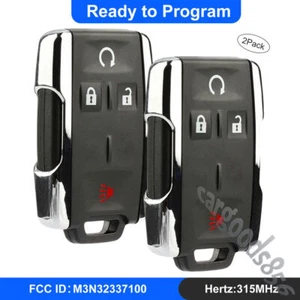 2X Car Remote Keyless Keyfob For 2014 2015 2016 2017 Silverado 1500 2500 3500 HD - Foto 1 di 9