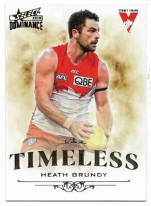 2019 Select Dominance Timeless (T63) Heath GRUNDY Sydney 332/350 - Picture 1 of 1