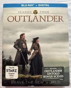 Outlander Out Lander Season 4 Blu-Ray Set Brave New World Bonus Scenes STARZ - Picture 1 of 3
