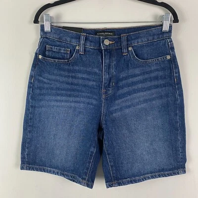 Banana Republic 女友牛仔短裤 27P 码深洗高腰 — 第 1/4 张图片