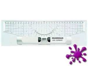 Rumold Roll-Lineal aus transparentem Kunststoff - 30cm - Bild 1 von 2