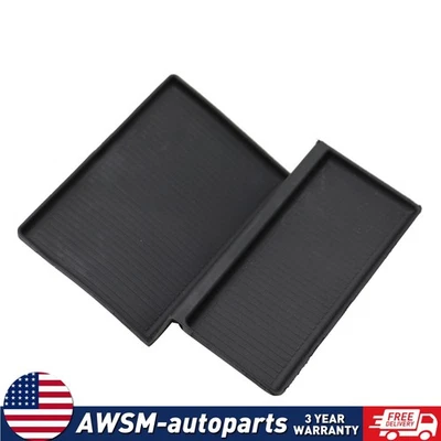 Center Console Black Rubber Mat Insert for 2010-2015 Dodge Ram 2500 3500 - Image 1 of 4