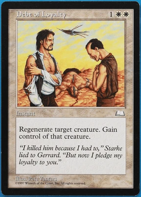 Debt of Loyalty Weatherlight NM (Reserved List MTG Magic Card) (506519) ABUGames - Image 1 of 2