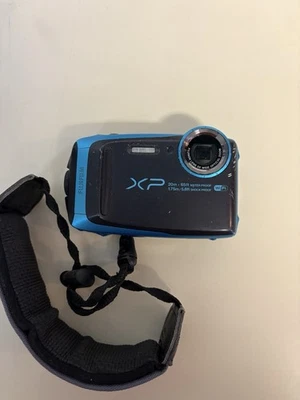 Fujifilm FinePix XP120 16MP Waterproof Digital Camera Sky Blue 5x Zoom Tested - Image 1 of 4