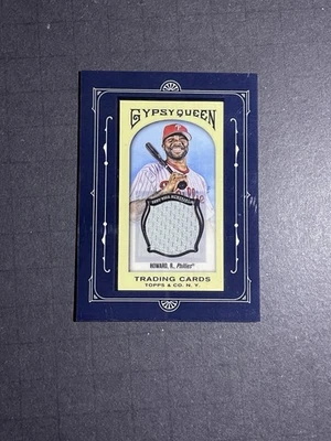 2011 Topps Gypsy Queen Ryan Howard Framed Mini Relics Card #FMRC-RH - Image 1 of 2