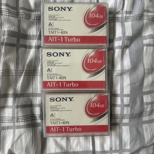 Sony TAIT1-40N Turbo NATIVE 104GB COMPRESSED TAPE DATA CARTS DIFFERENT GB - Picture 1 of 3