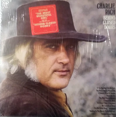 CHARLIE RICH - Behind Closed Doors - Vinyl LP 1972 Epic -ORIG SHRINK & HYPE  NM- - Image 1 of 4