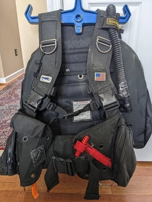 Zeagle Ranger BCD Talla GRANDE - Negro - Robusto Compensador de Flotabilidad de Buceo Foto 1 de 4
