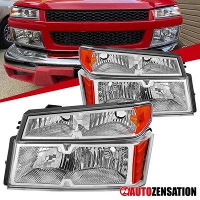 Fit 2004-2012 Chevy Colorado GMC Canyon Headlights Parking Signal Corner Lamps - Image 1 of 4