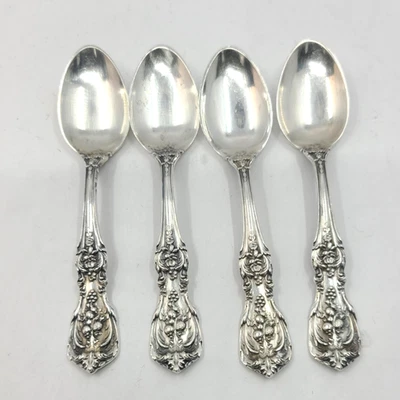 4 colheres Demi Reed & Barton Francis I Sterling 4 1/4" - Imagem 1 de 4