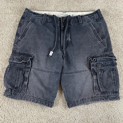 Vintage Abercrombie & Fitch Cargo Shorts Men's 36 Skater 90s Y2K Drawstring AA13 - Image 1 of 4