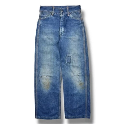 Pantalones de mezclilla Big Mac Carpenter vintage años 50 sanforizados granja descoloridos desgastados EE. UU. Foto 1 de 4