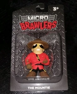New The Mounty Micro Brawler Pro Wrestling Great WWF WWE WCW - Bild 1 von 2