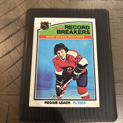 1976 O-Pee-Chee Reggie Leach Philadelphia Flyers #65 NM - Image 1 of 4