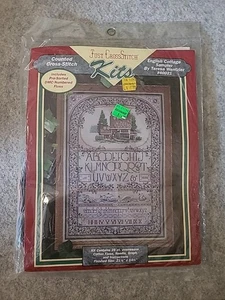 Teresa Wentzler English Cottage Sampler Cross Stitch Kit Just CrossStitch New - Picture 1 of 5