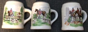 Juego de 3 tazas de caza Fox Hunt Heirloom China - Imagen 1 de 12