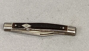 VINTAGE IMPERIAL PROV USA 851 DE - 2 BLADE DIAMOND EDGE STAINLESS POCKET KNIFE - Picture 1 of 14