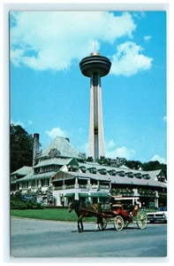 Niagarafälle Skylon Turm & Refektorium Restaurant Vintage Postkarte - Bild 1 von 2