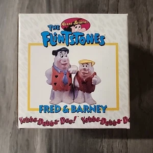 New In Box VINTAGE The Flintstones Fred & Barney Salt & Pepper Shakers - Picture 1 of 4